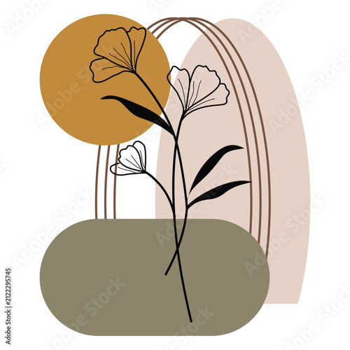 vector illustration of a plant