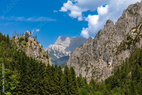 Aussicht von Johnsbach im Nationalpark Gesäuse, Steiermark