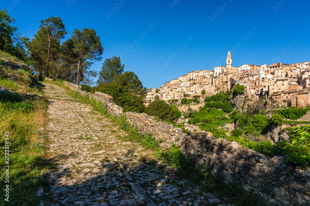 Fototapeta premium Sceni view in Bocairent, beautiful village in the Valenciant Community, Span.