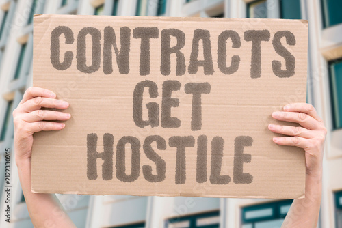 Canvastavla "Contracts Get Hostile" Business agreements harden under cost pressure