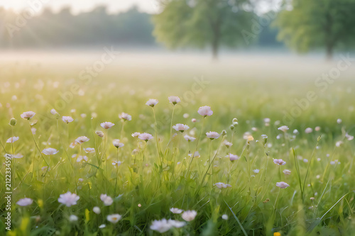 Meadows with flower
