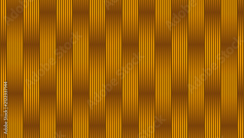 Abstract Golden Orange Vertical Stripes Pattern Background, Geometric Optical Illusion Gradient Texture, Modern Seamless Line Wallpaper, Digital Graphic Backdrop for Print, Textile and Web Design