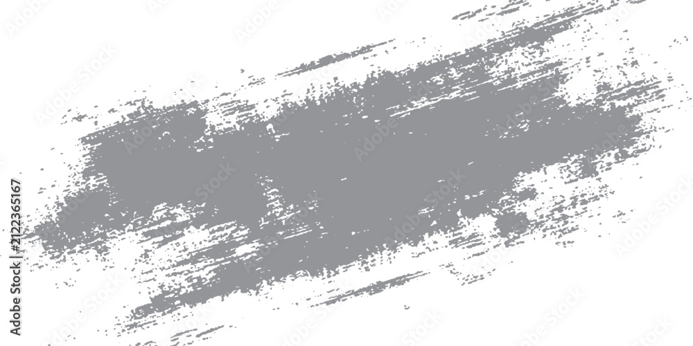Obraz premium Grunge Ink Brush Stroke with Watercolor Style Effect on White Background
