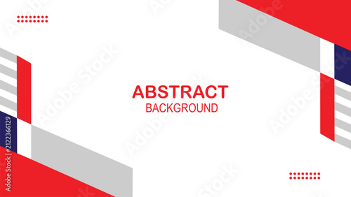 abstract background with red ribbon vector