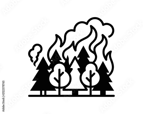 Forest Fire Icon