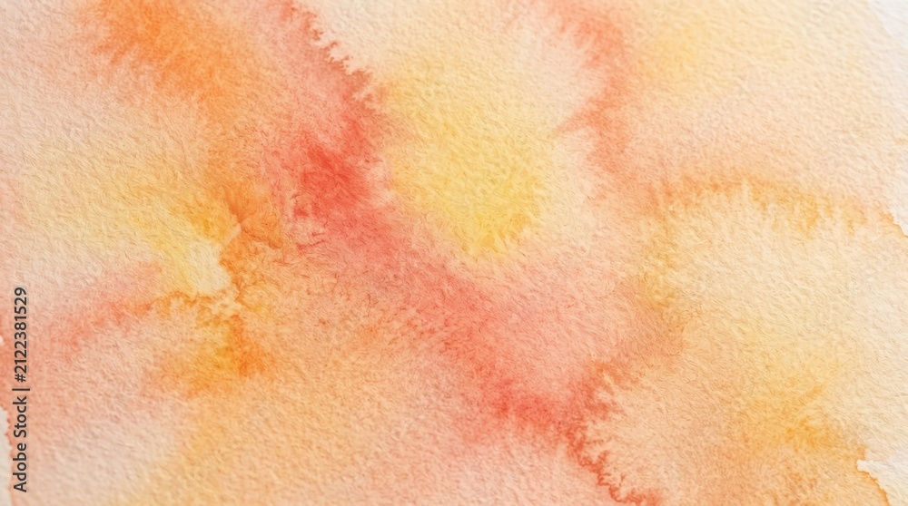 Fototapeta premium Abstract multicolor watercolor hand painted gradient background.