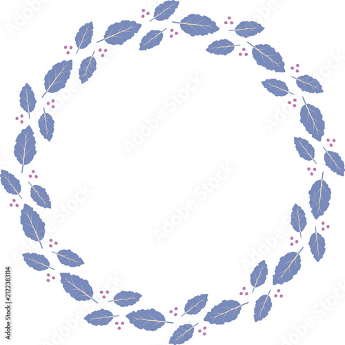 Circle leaf frame