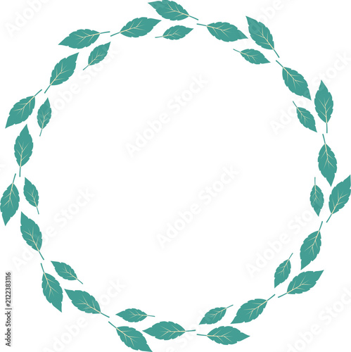 Circle leaf frame