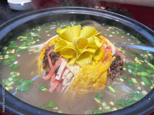 Closeup View of Luoyang Yan Cai, Local Food of Henan, China