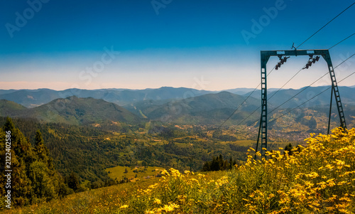 high voltage power line