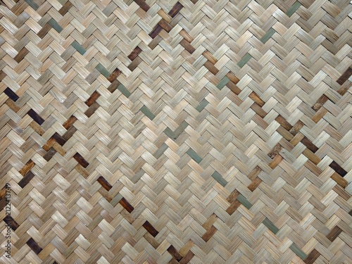 traditional woven bamboo texture background