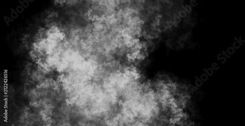 High contrast abstract black background with bright white cracked marble veins and soft smoke effects for luxurious product display mockups
