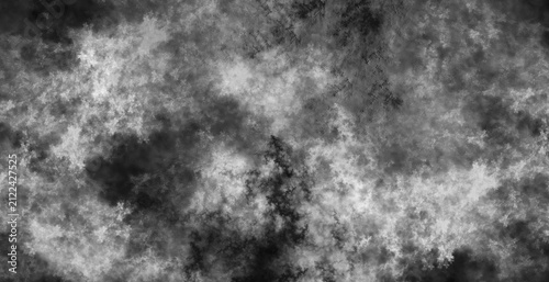 Subtle light grey and white cloudy sky texture layered with stark black shadows and fluid mist streaks for modern web design elements
