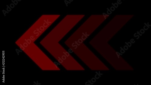 Arrow icon concept animation, arrows sign right to left animation concept, arrow loop animation left direction concept, arrow loading icon animation