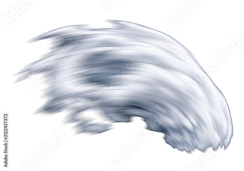 White Paint Smear Abstract ...
