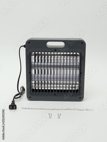 Cuadro en lienzo Electric insect zapper trap on white background
