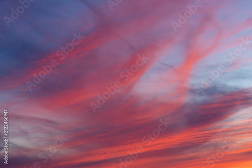 Photography sunset sky and clouds