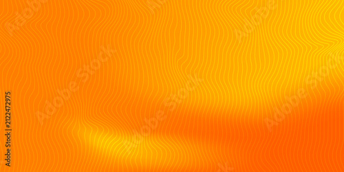 Orange and Yellow Wavy Lines in an Abstract Background with Fluid Gradient Dynamic Texture