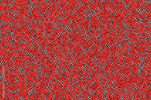 Abstract Red Digital Noise Texture Background with Pixelated Glitch Pattern and Gritty Electronic Static Mosaic Design for Creative Web Graphics