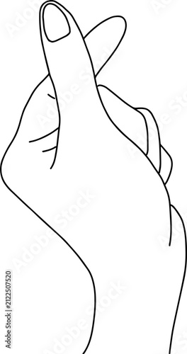 Korean Finger Heart