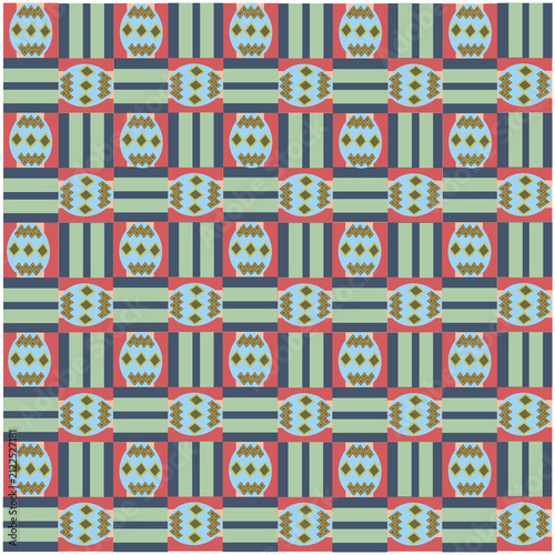 Canvas Print spiral pattern, zigzag pattern, sarong patter, shirt pattern, scalloped egg patt