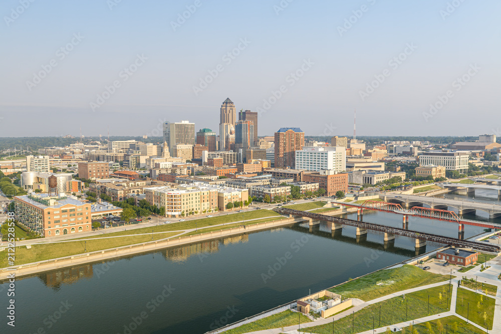 Fototapeta premium Des Moines, Iowa State Capitol