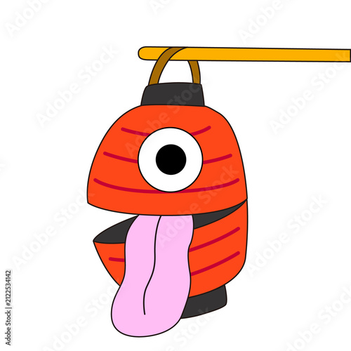 ちょうちんおばけのイラスト