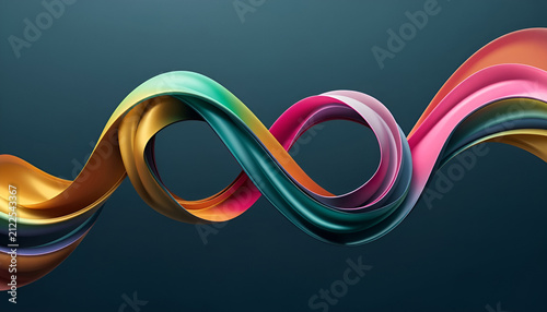 abstract colorful wave background