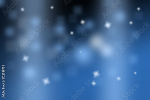 abstract blue background light for Christmas 