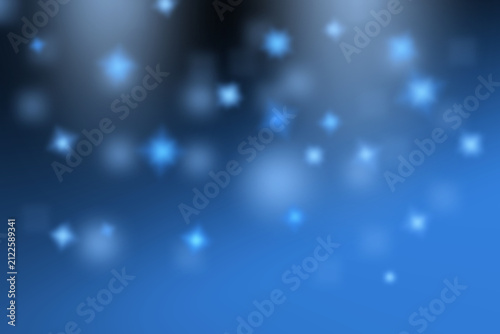 abstract blue background light for Christmas 