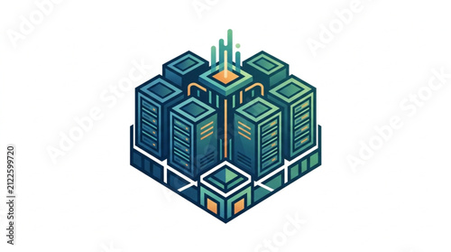 Modern Data Center Server Architecture.