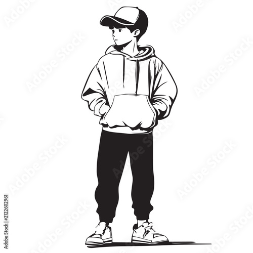 boy with hat