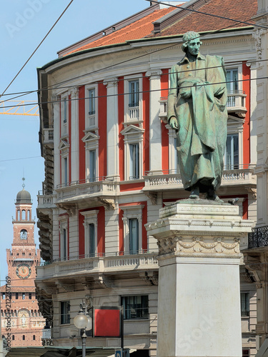 cityscape of milano italy 