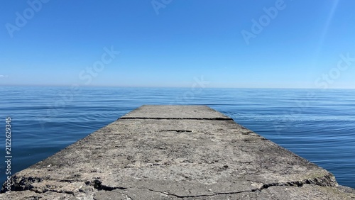 pier in the sea