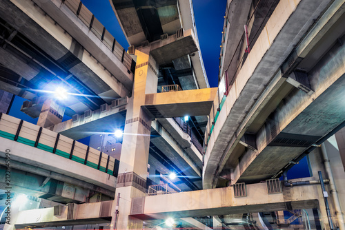 Hakozaki Interchange in Tokyo on a Summer Eve