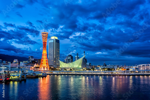 Kobe Port on a Summer Night - Japan