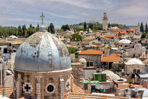 Rooftops of the Old and Holy City of Jerusalem
