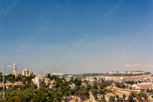 The Old City of Jerusalem and Mt. Zion