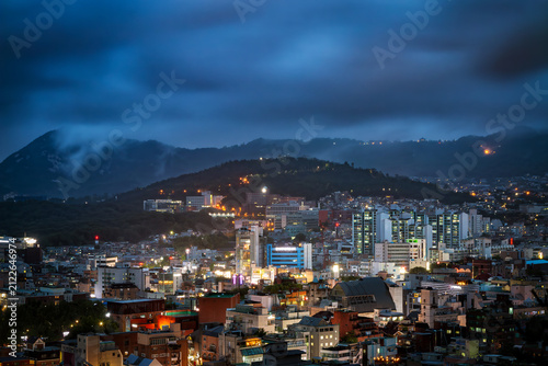 Seoul, South Korea Summer Evening Cityscape