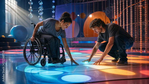 Inclusive Players Compose an Oversized Rhythm World