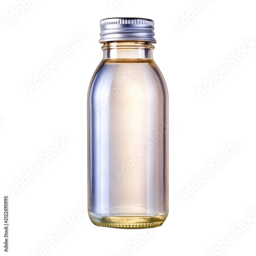 empty bottle isolated on white