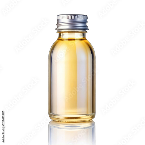 empty bottle isolated on white