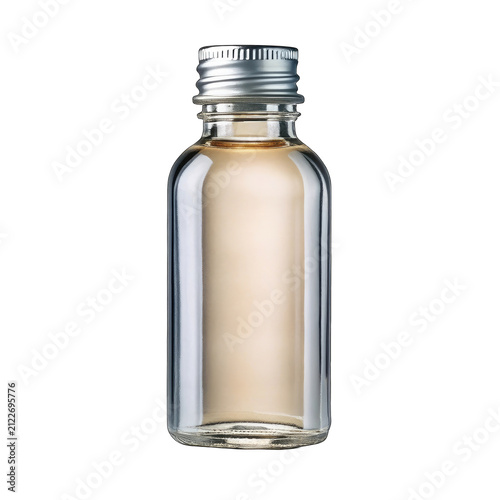 empty bottle isolated on white