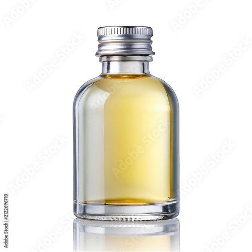 empty bottle isolated on white