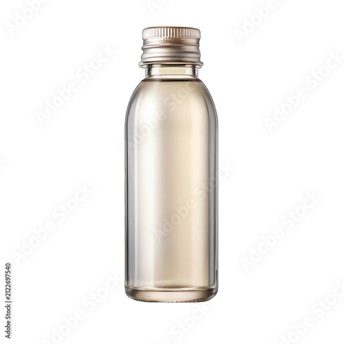 empty bottle isolated on white