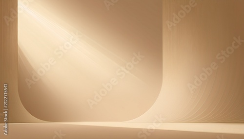 abstract beige background featuring window light suitable for interior themes promotions and ai generated art