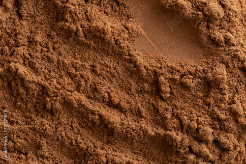 фотографія Close-up Texture of Fine Dry Cocoa Powder
