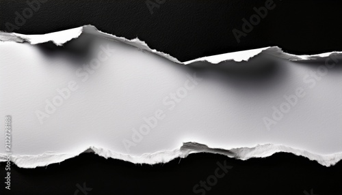 torn paper ripped paper paper texture white paper black background paper edge torn edge rough texture copy space abstract background create