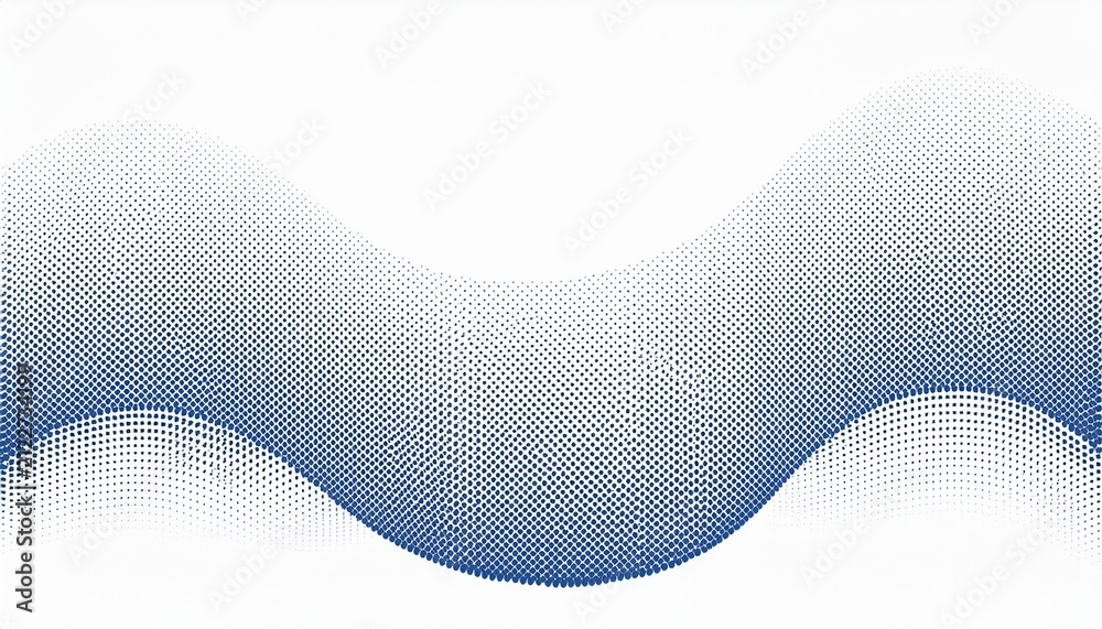 Fototapeta premium halftone wave pattern on a white background consisting of dotted vertical lines
