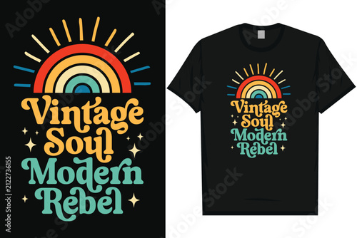 Obraz na płótnie Vintage soul modern rebel 80s 90s nostalgia synthwave memphis grunge classic ret